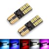 t10 194 168 led bulbs license plate interior dome map door light